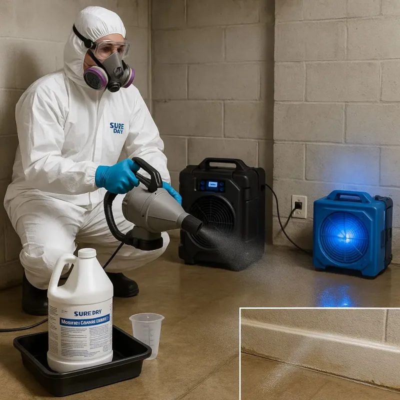 Sanitization and Odor Removal process in Seminole County, FL